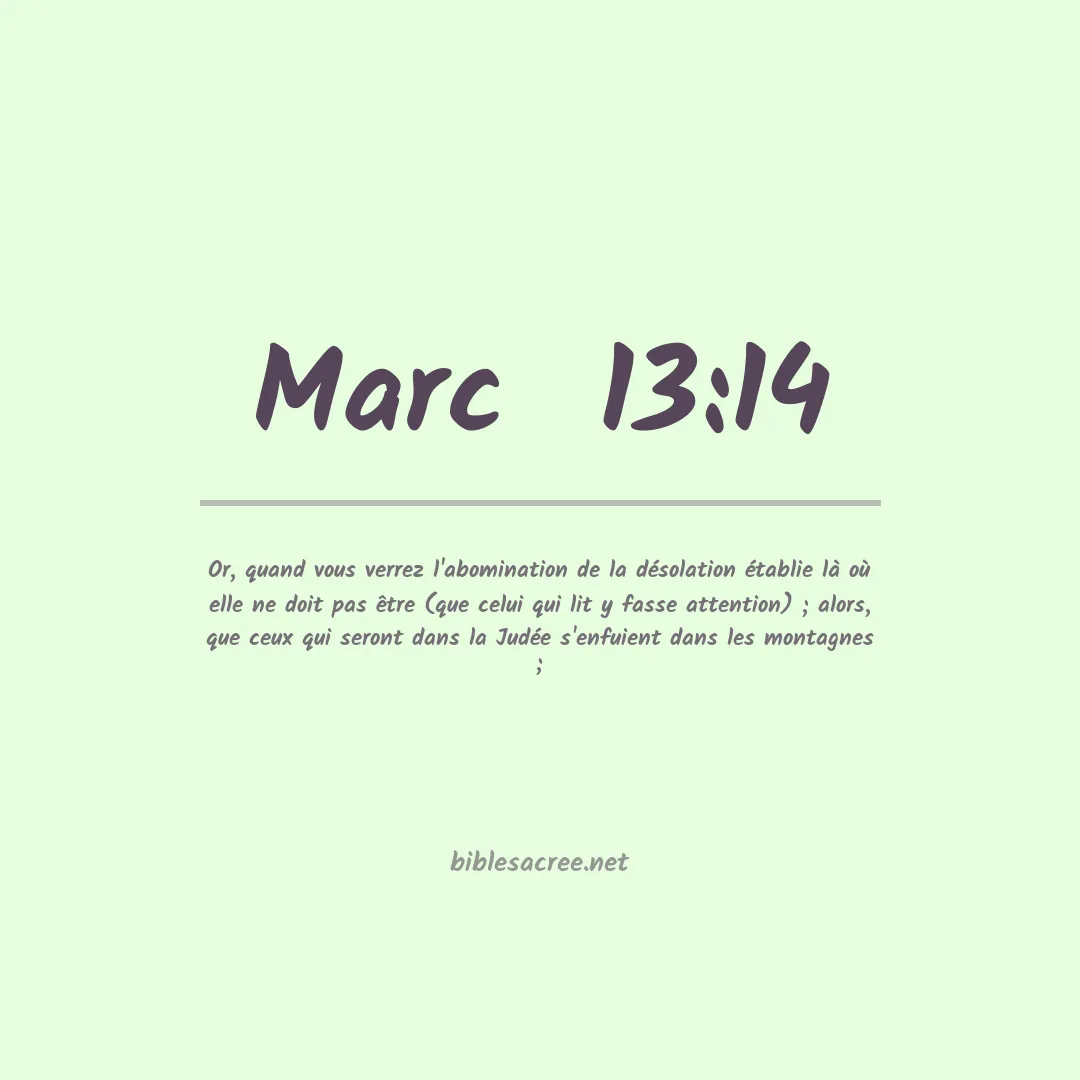 Marc  - 13:14