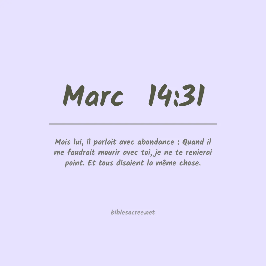 Marc  - 14:31