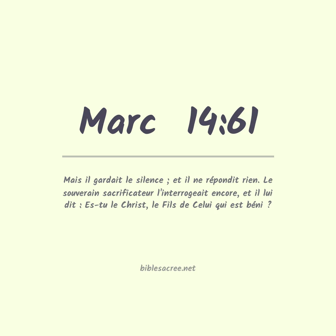 Marc  - 14:61