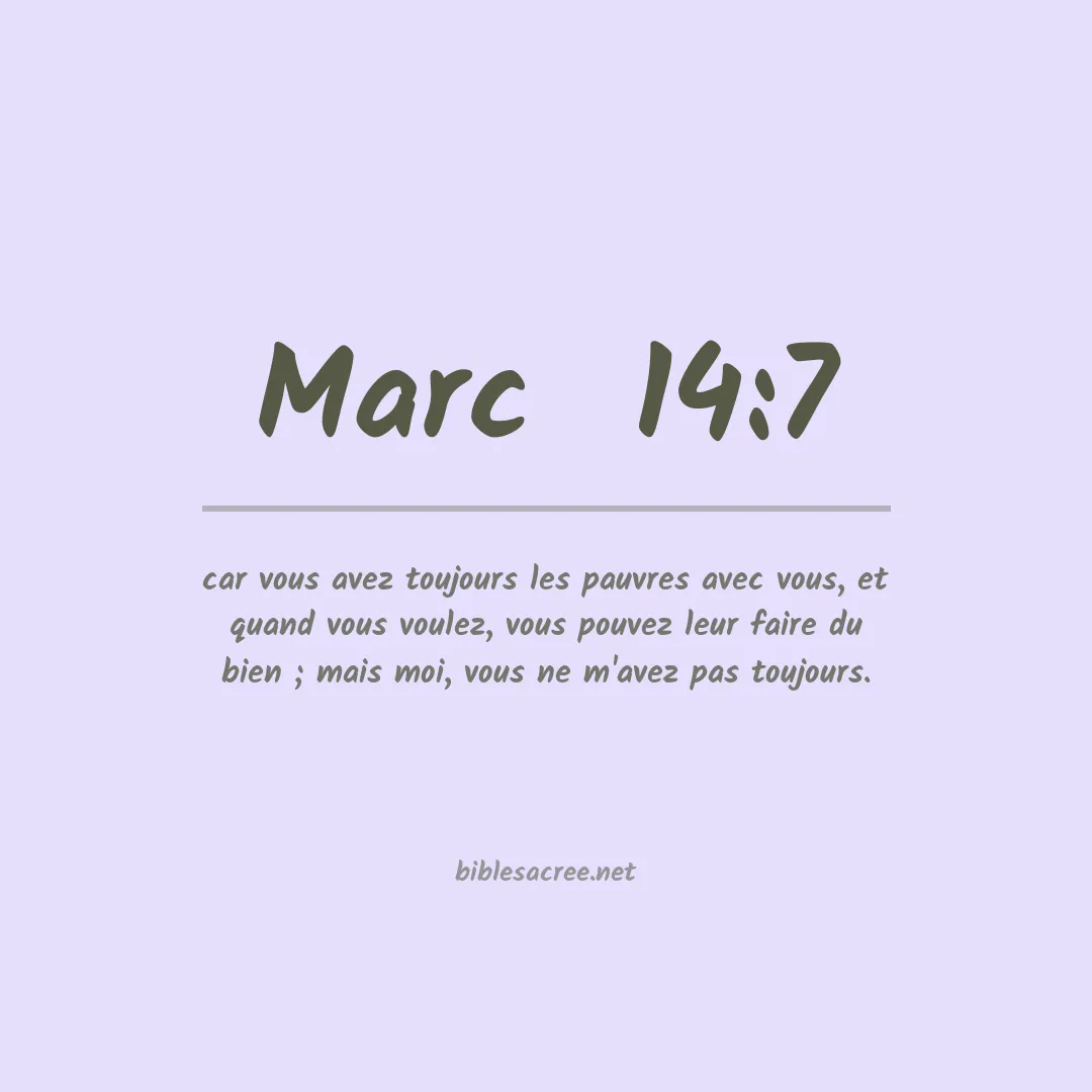 Marc  - 14:7