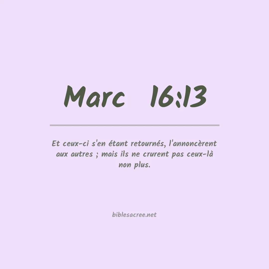 Marc  - 16:13