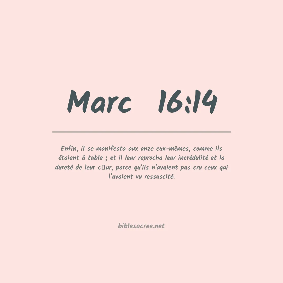 Marc  - 16:14