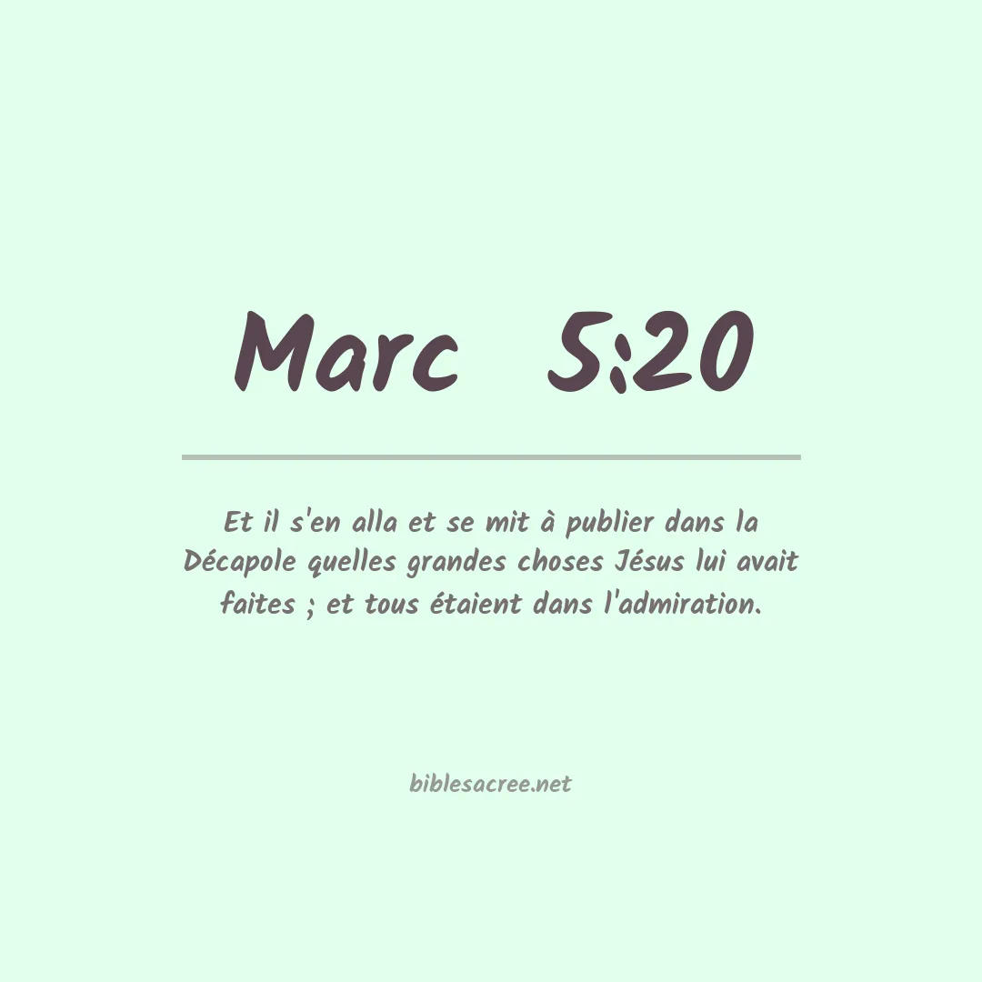 Marc  - 5:20