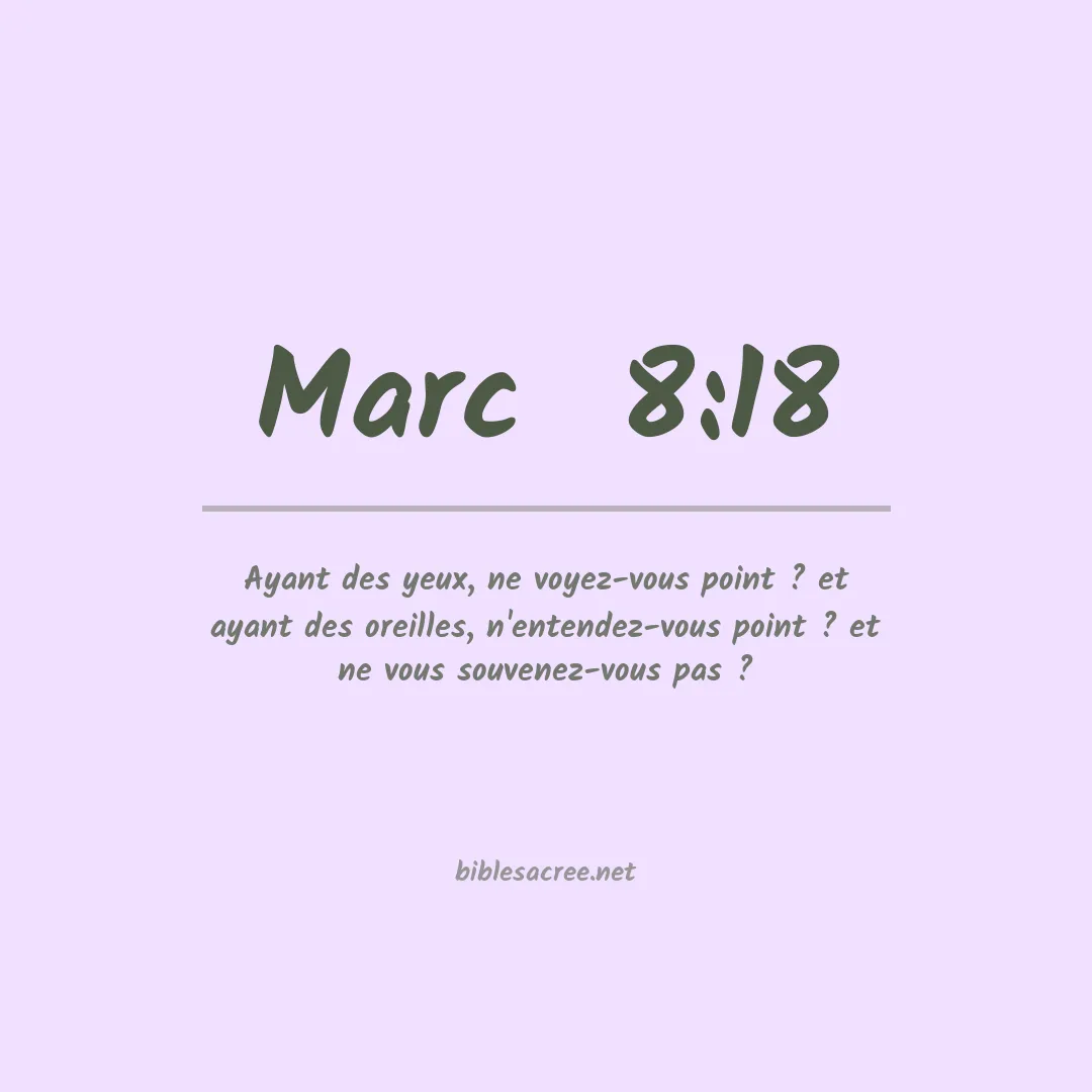 Marc  - 8:18