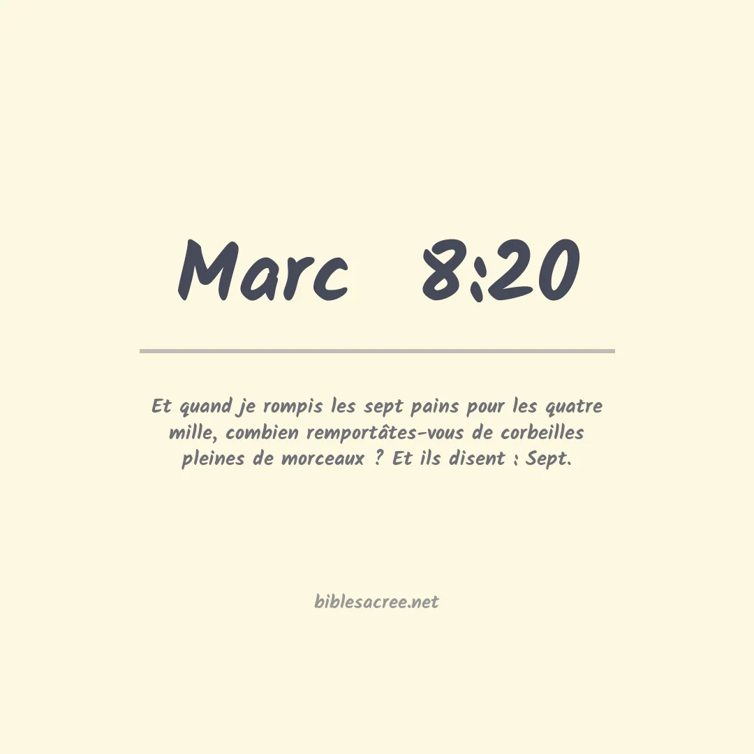 Marc  - 8:20