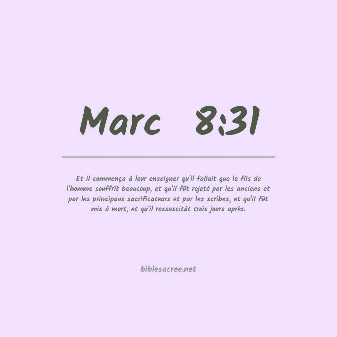 Marc  - 8:31