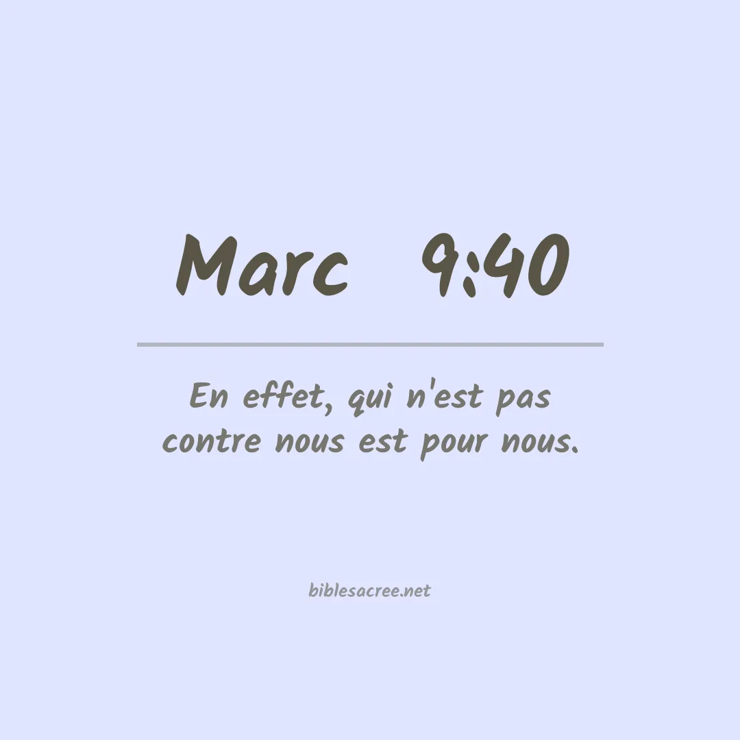 Marc  - 9:40