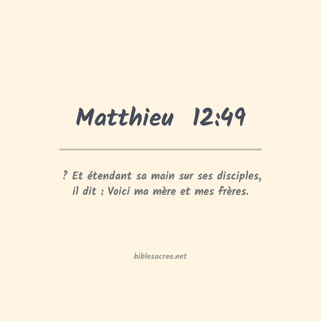 Matthieu  - 12:49