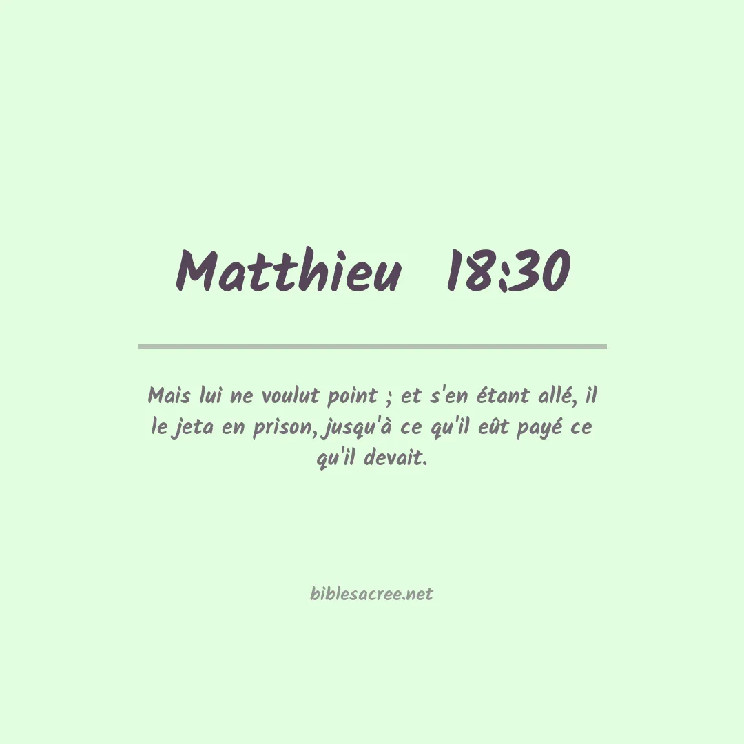 Matthieu  - 18:30