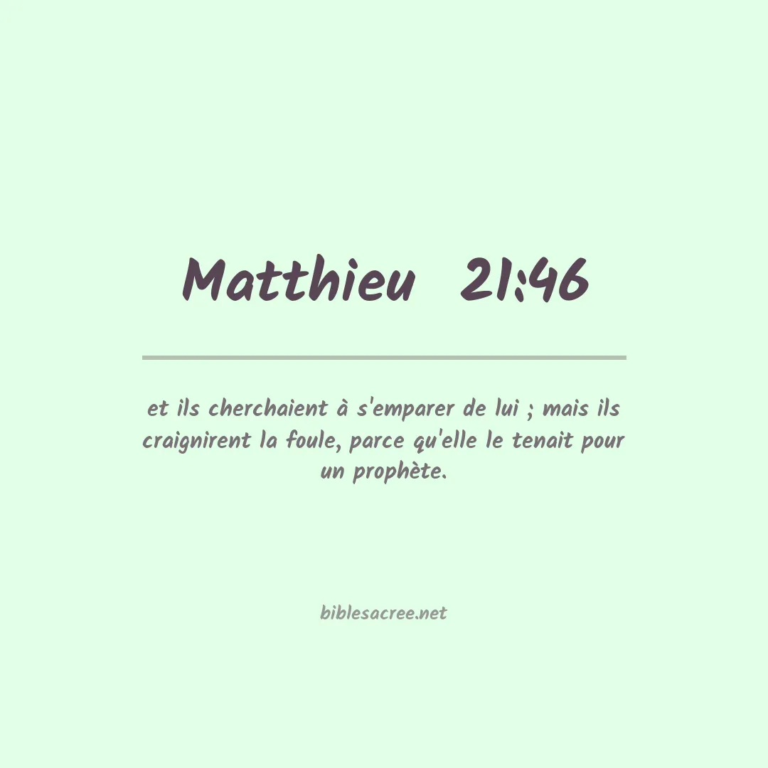 Matthieu  - 21:46