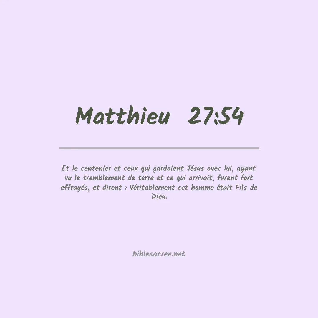 Matthieu  - 27:54