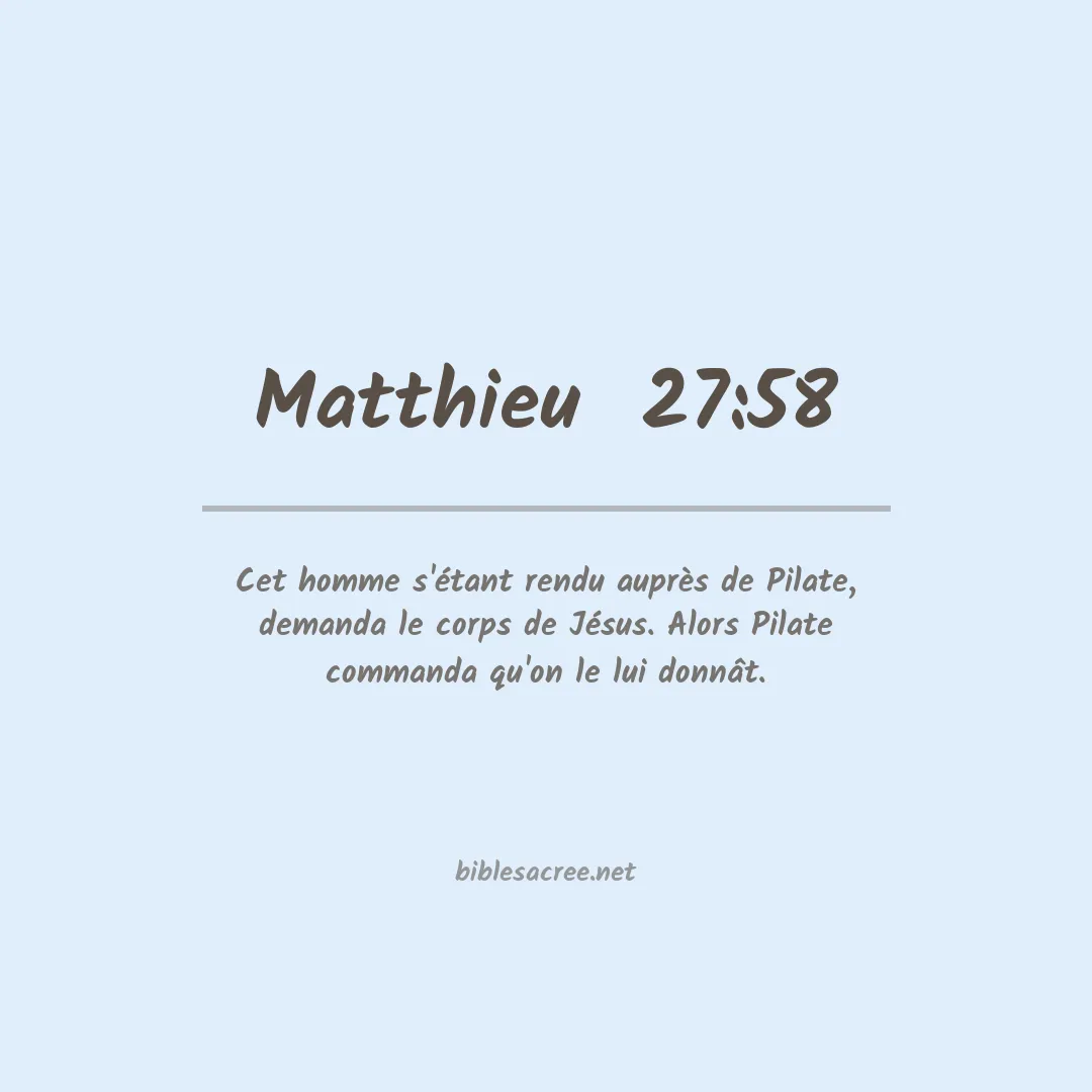 Matthieu  - 27:58