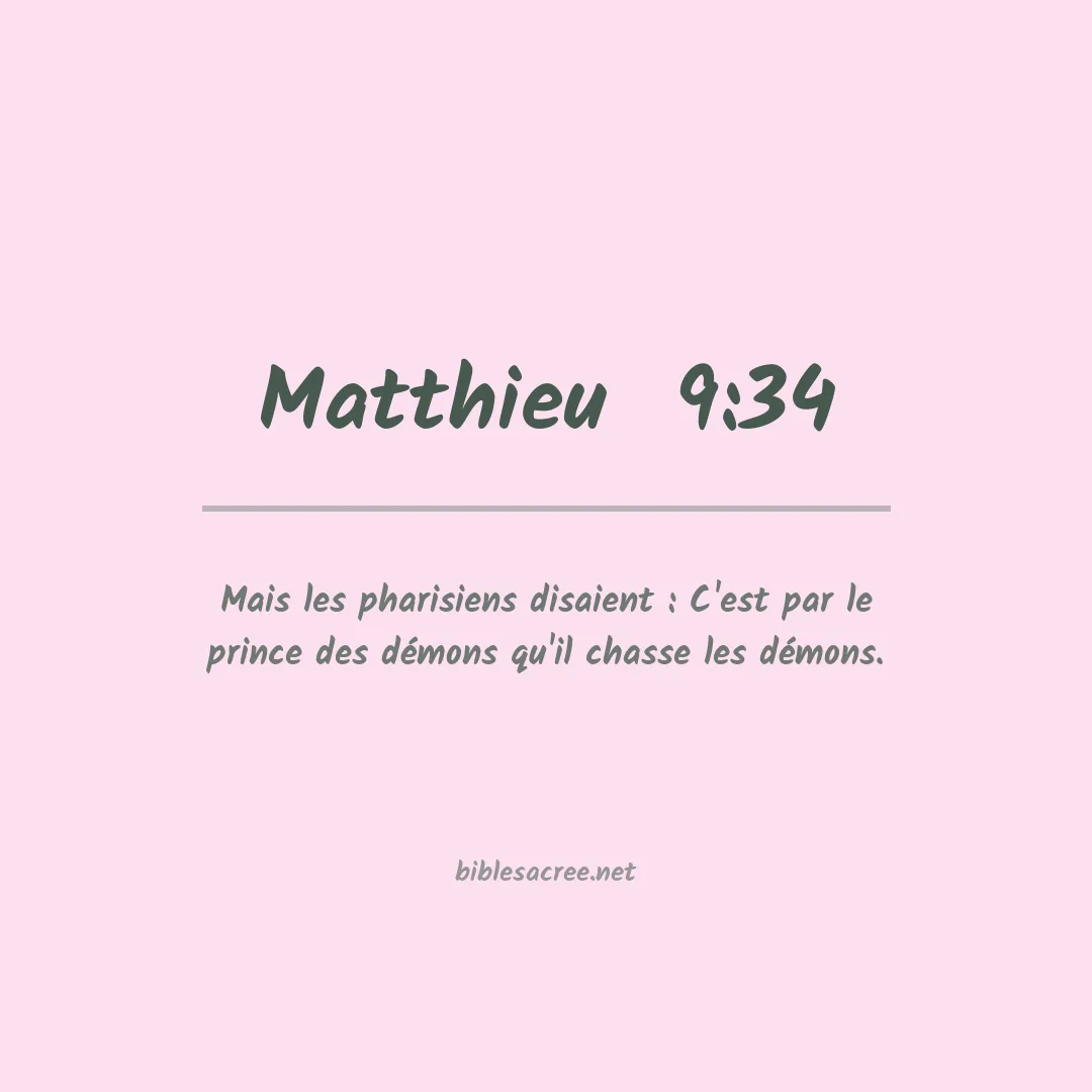 Matthieu  - 9:34