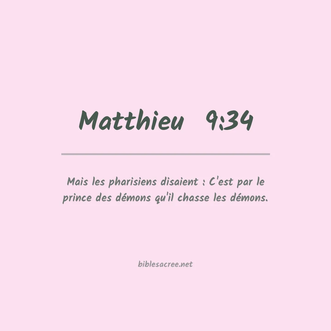 Matthieu - 9:34