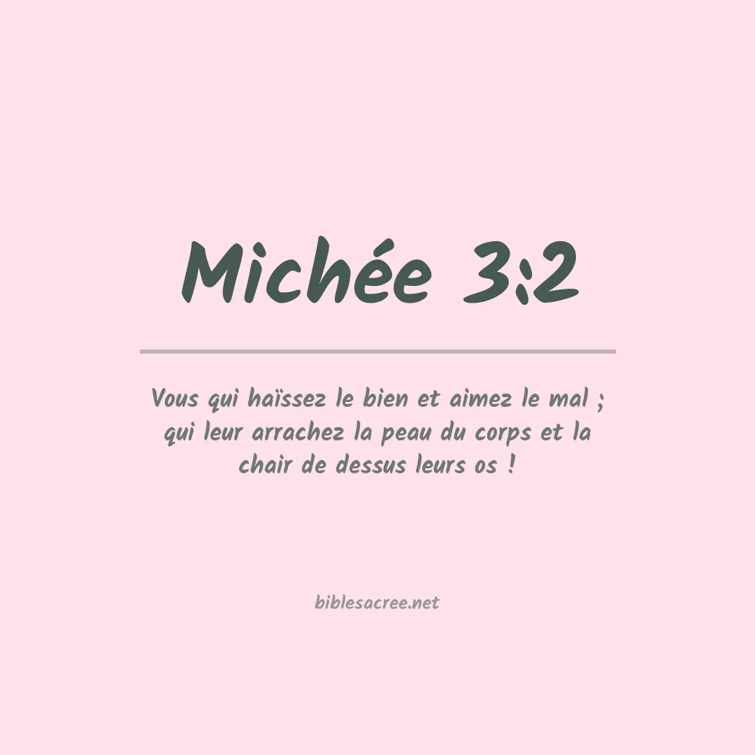 Michée - 3:2