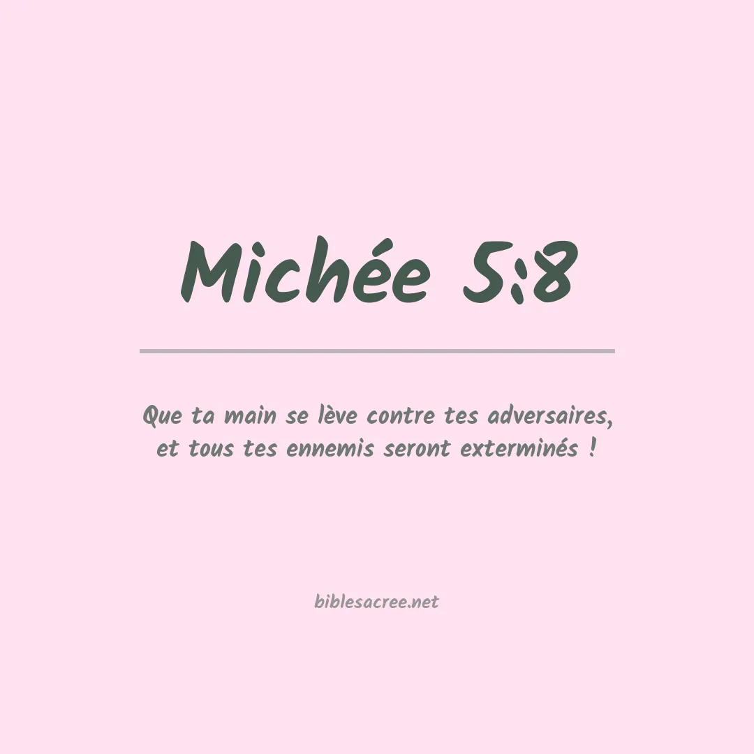 Michée - 5:8