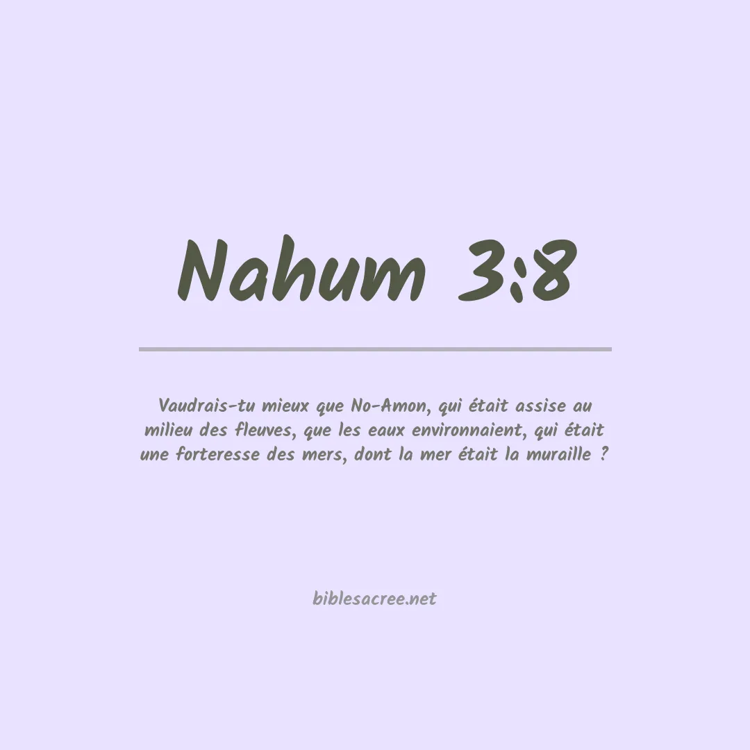 Nahum - 3:8