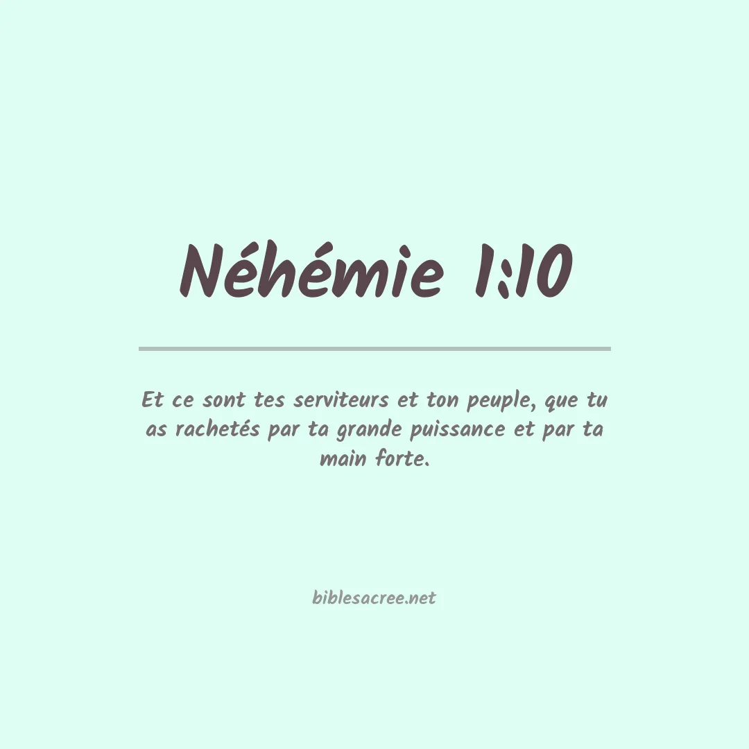 Néhémie - 1:10