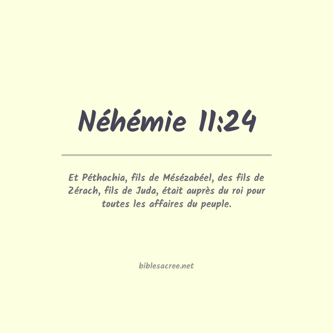 Néhémie - 11:24