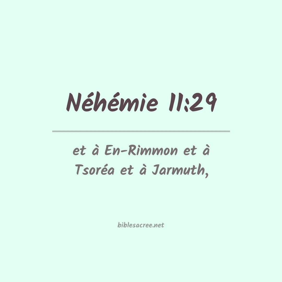 Néhémie - 11:29