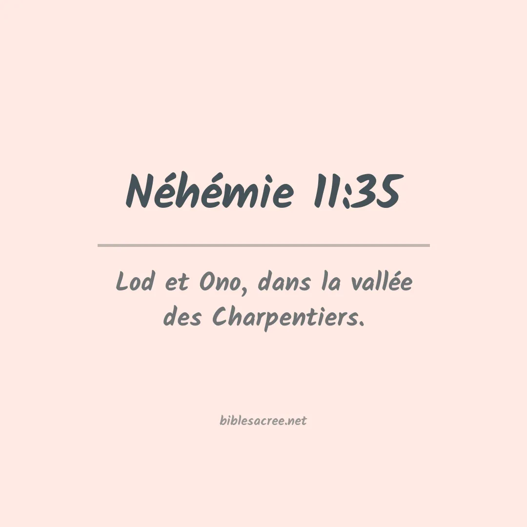 Néhémie - 11:35