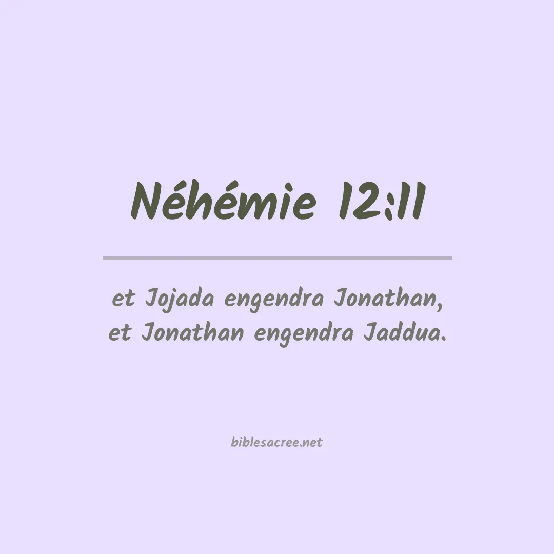 Néhémie - 12:11