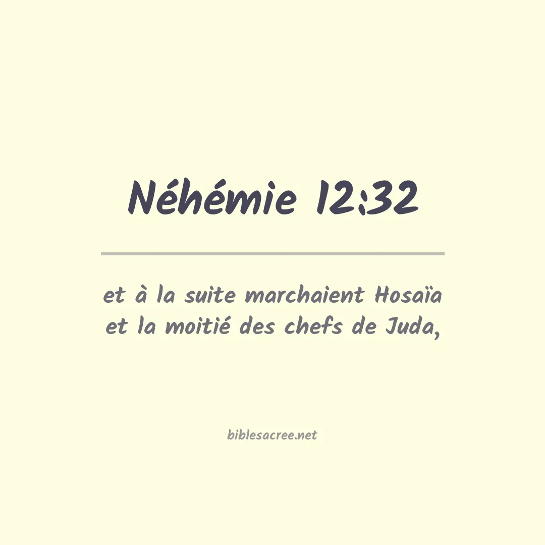 Néhémie - 12:32