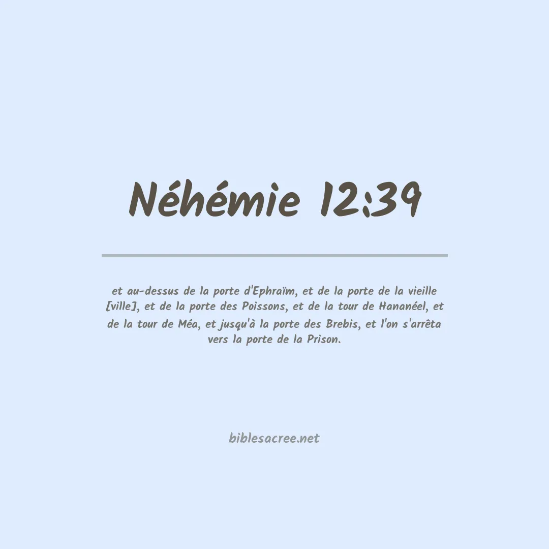 Néhémie - 12:39