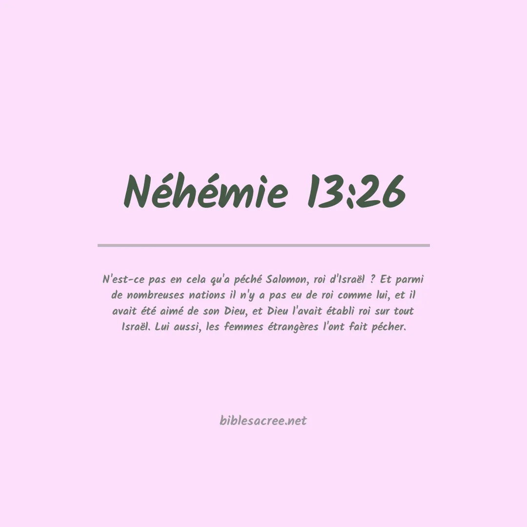 Néhémie - 13:26