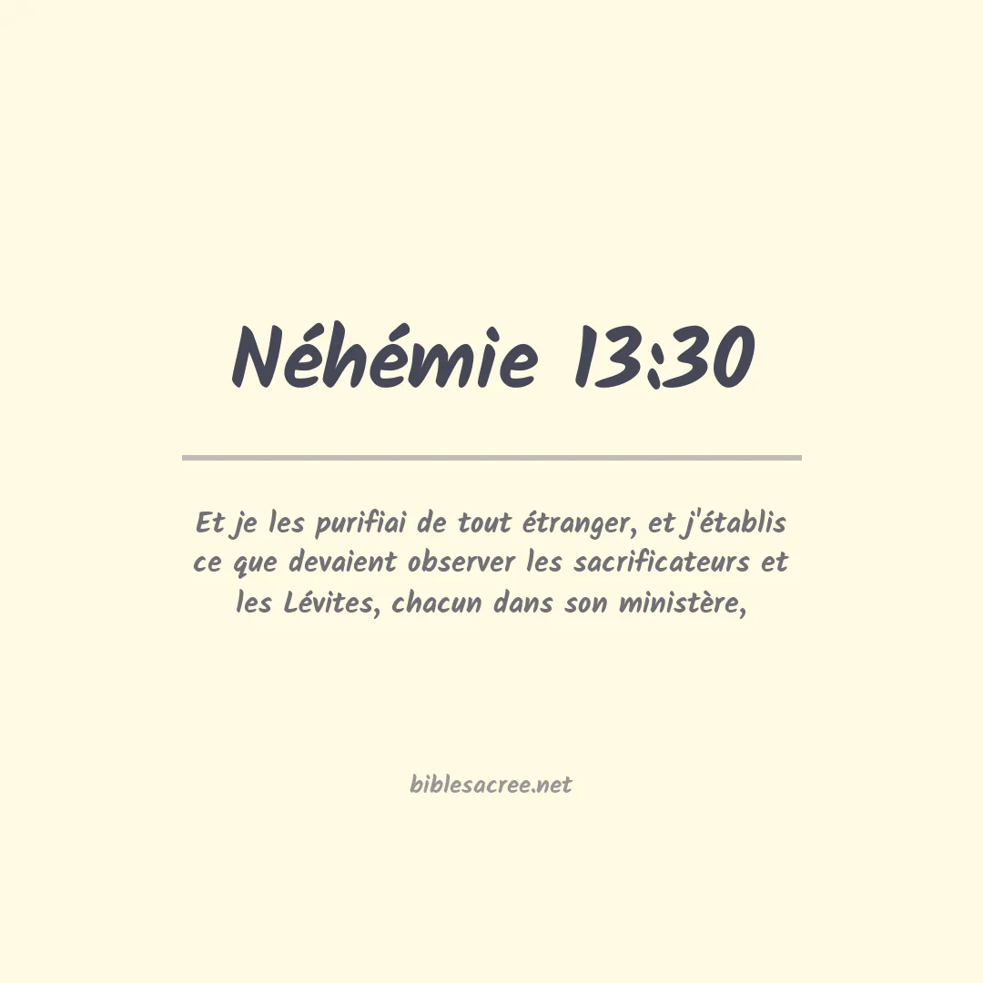 Néhémie - 13:30