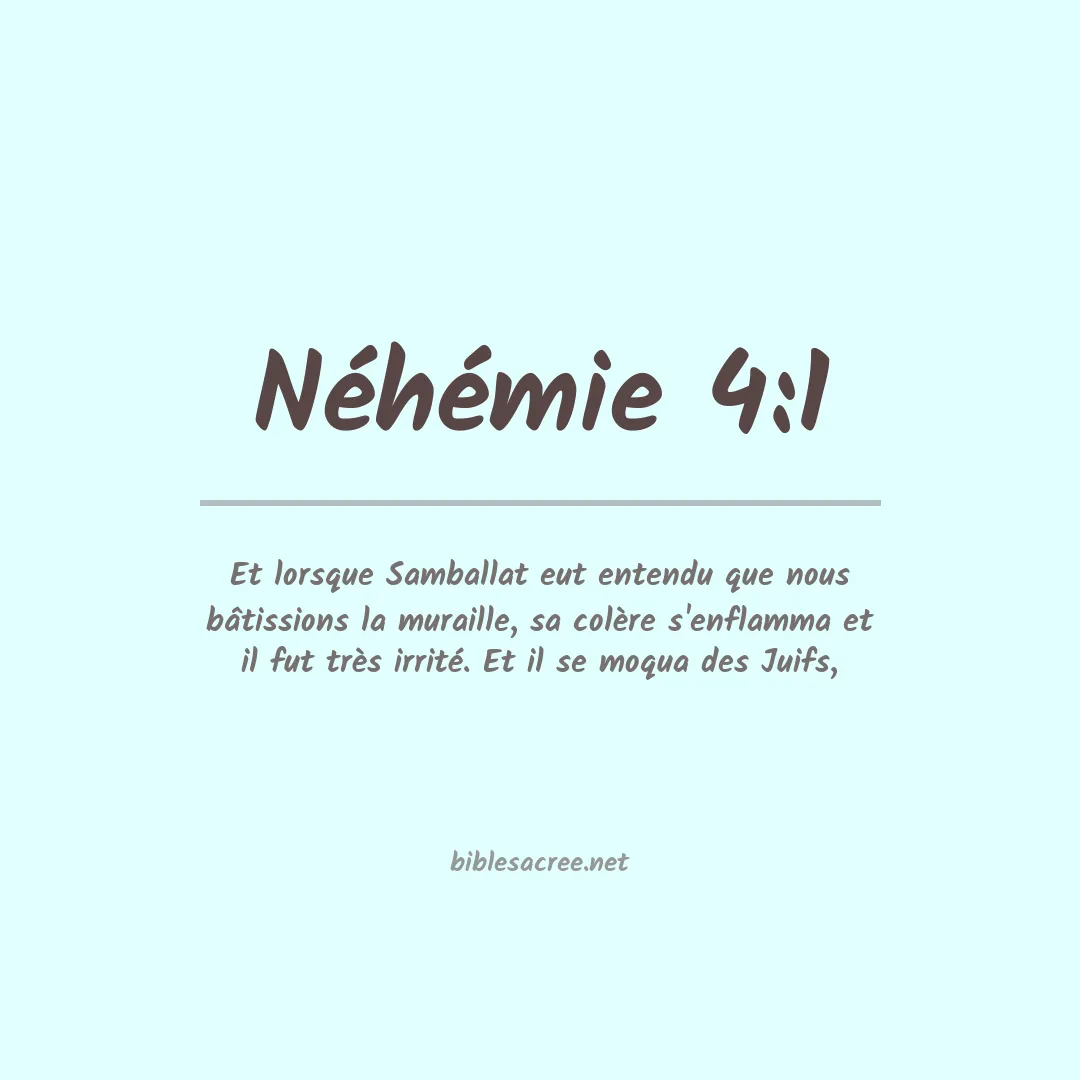 Néhémie - 4:1