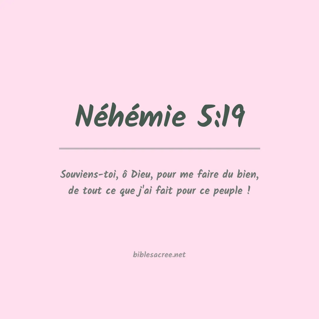 Néhémie - 5:19