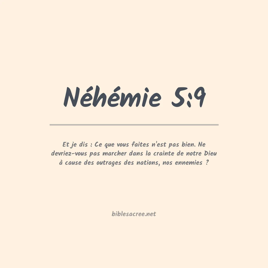 Néhémie - 5:9