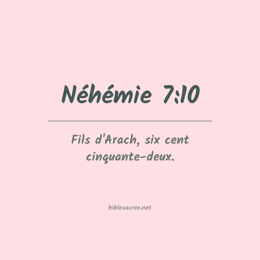 Néhémie - 7:10