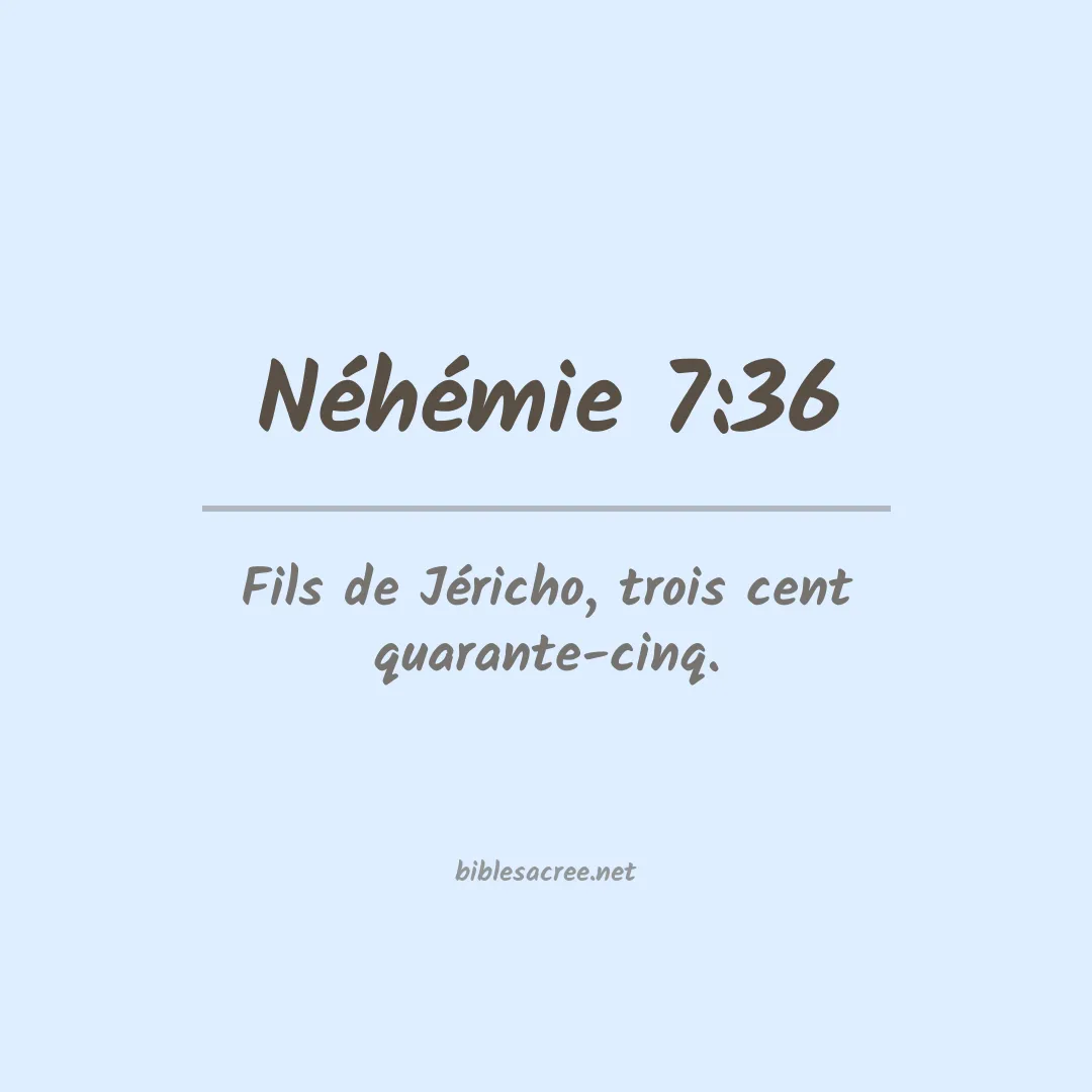 Néhémie - 7:36
