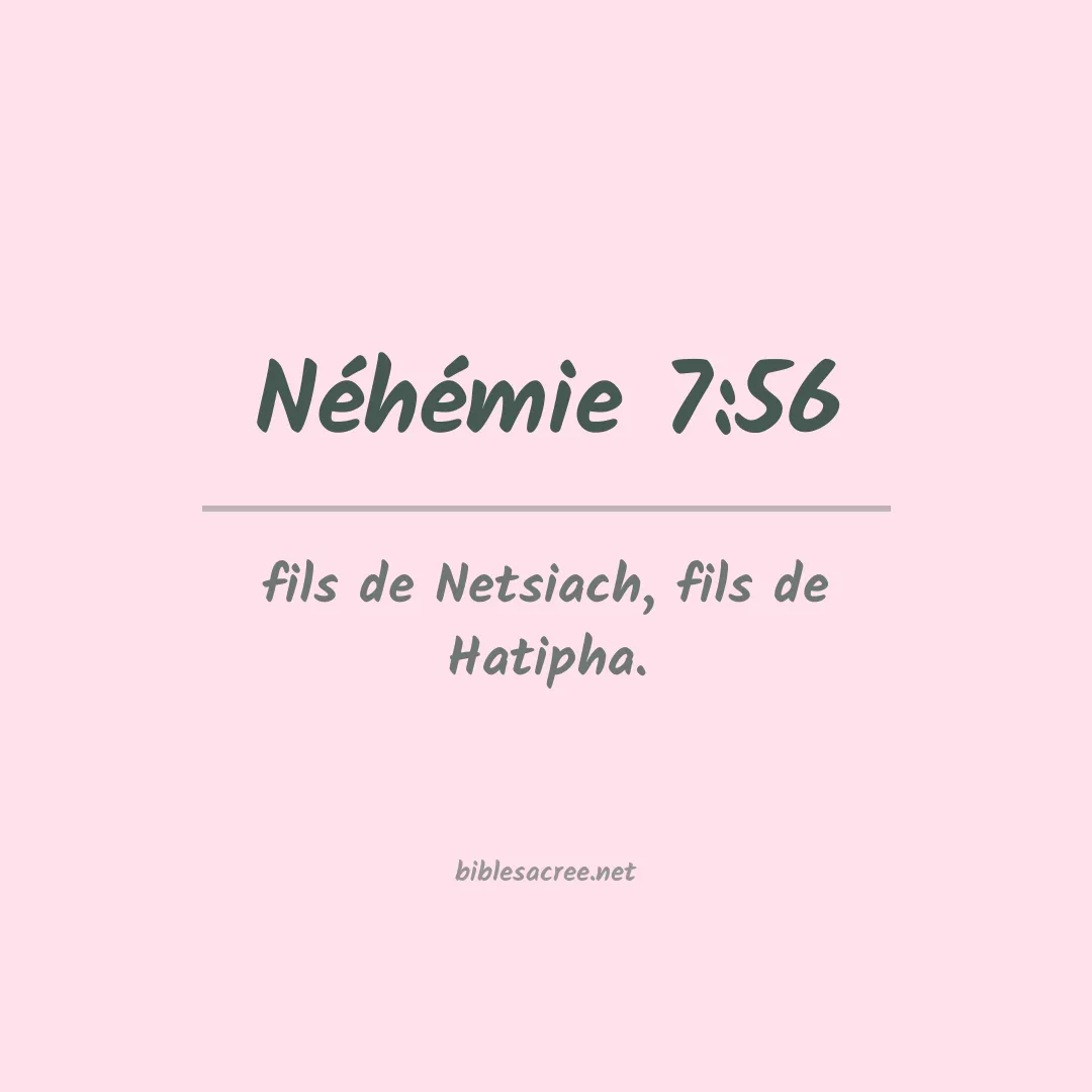 Néhémie - 7:56