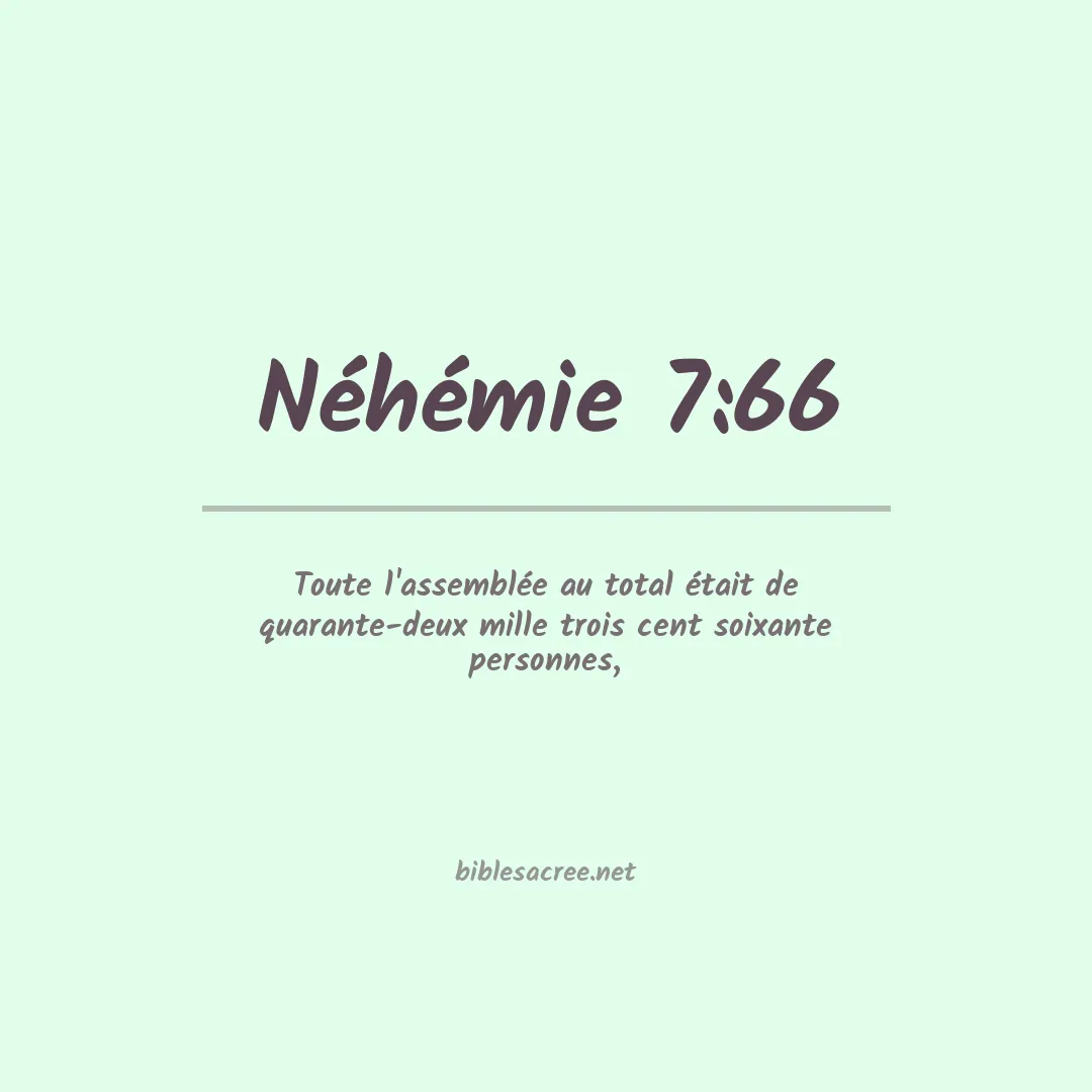 Néhémie - 7:66