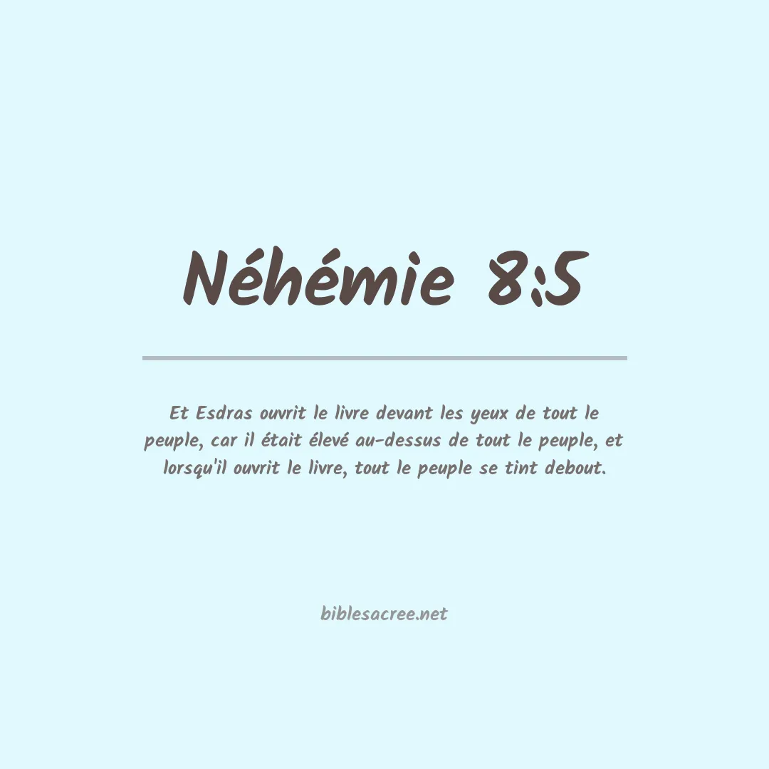 Néhémie - 8:5