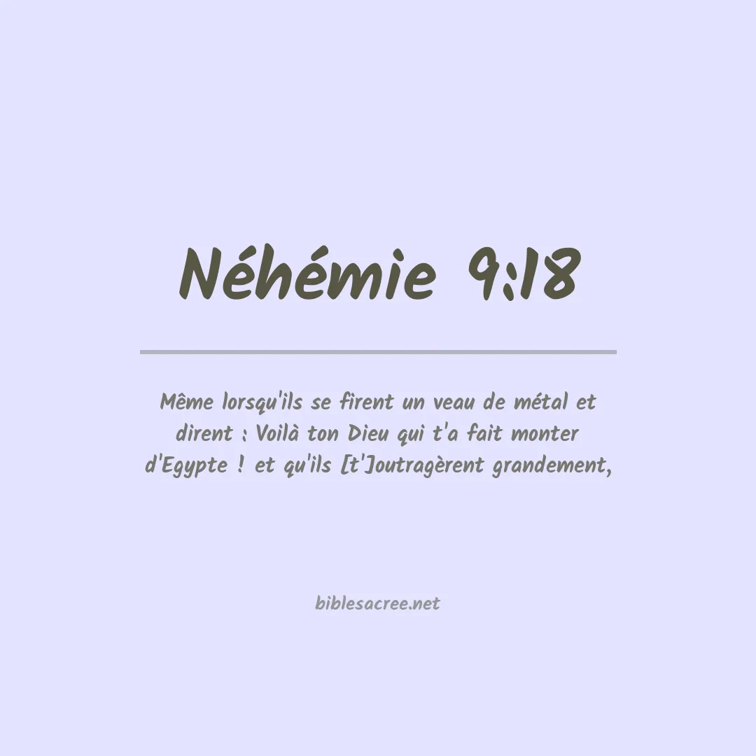 Néhémie - 9:18