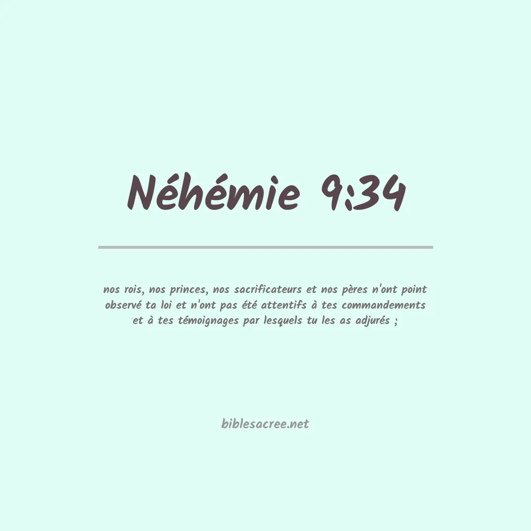 Néhémie - 9:34