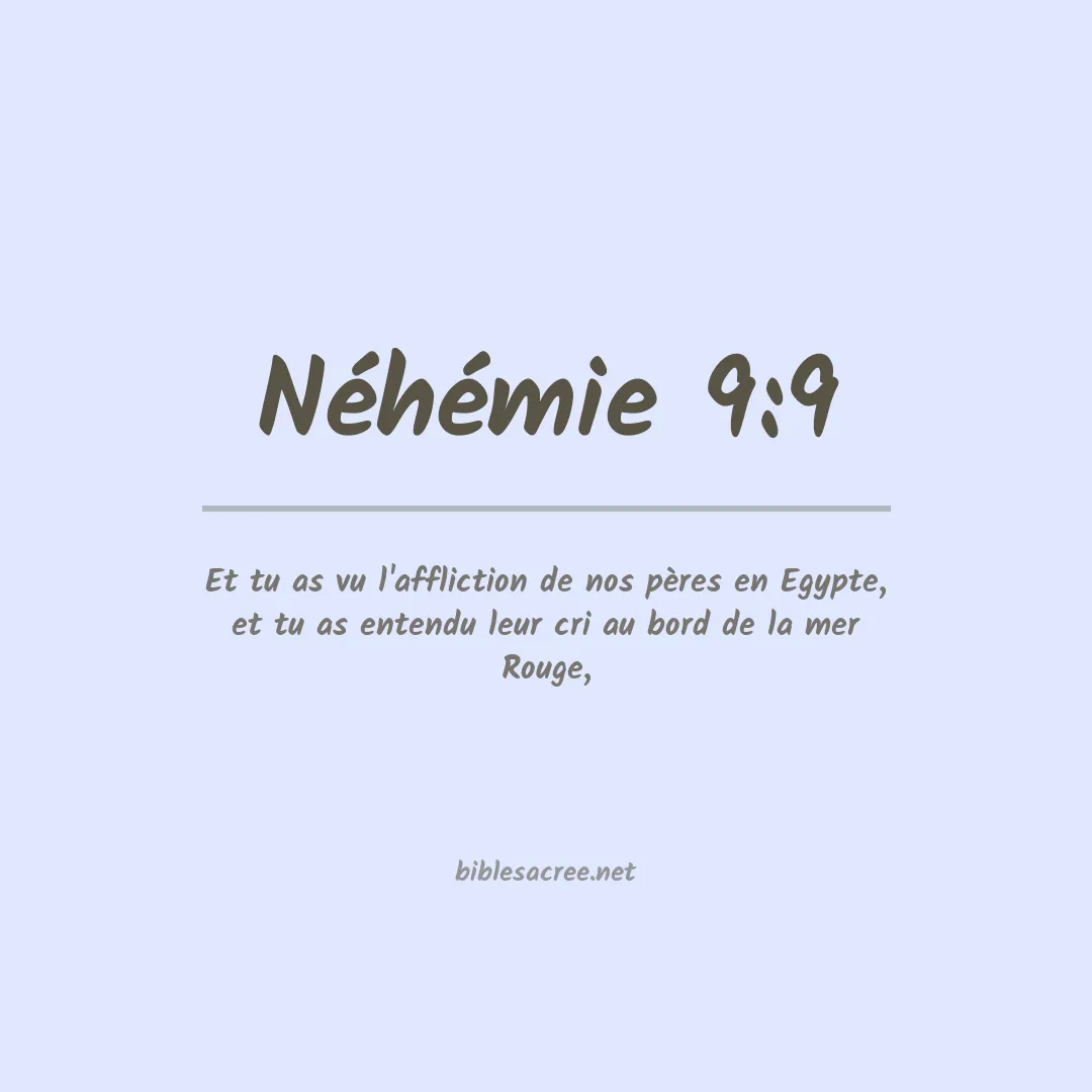 Néhémie - 9:9