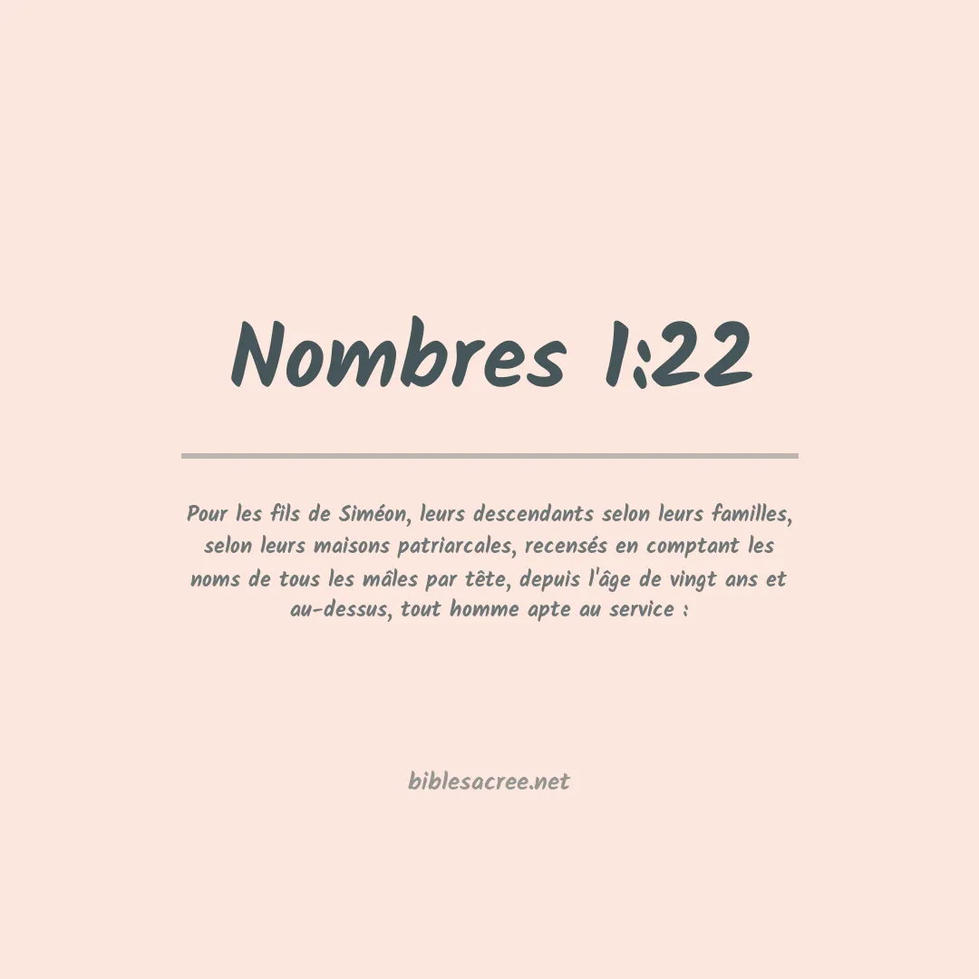 Nombres - 1:22