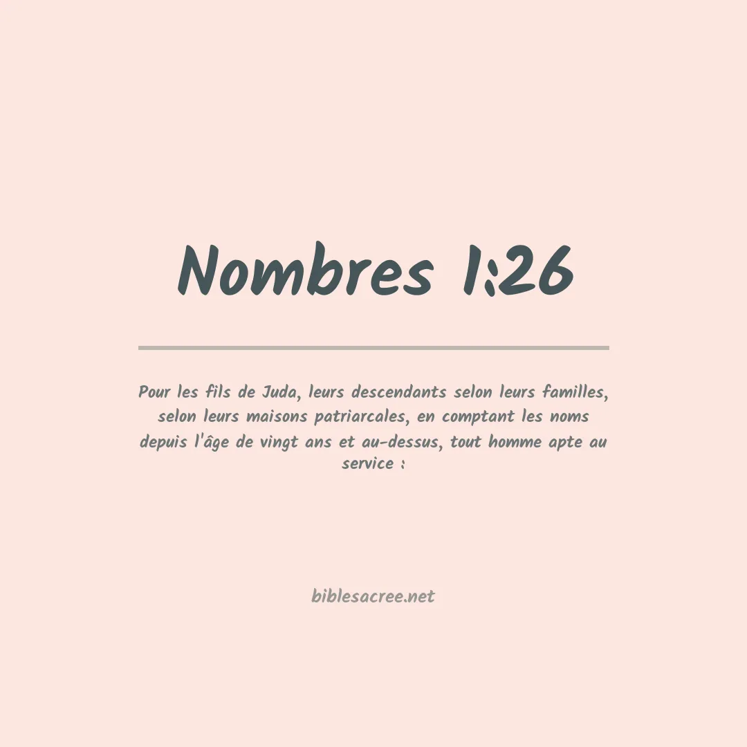 Nombres - 1:26