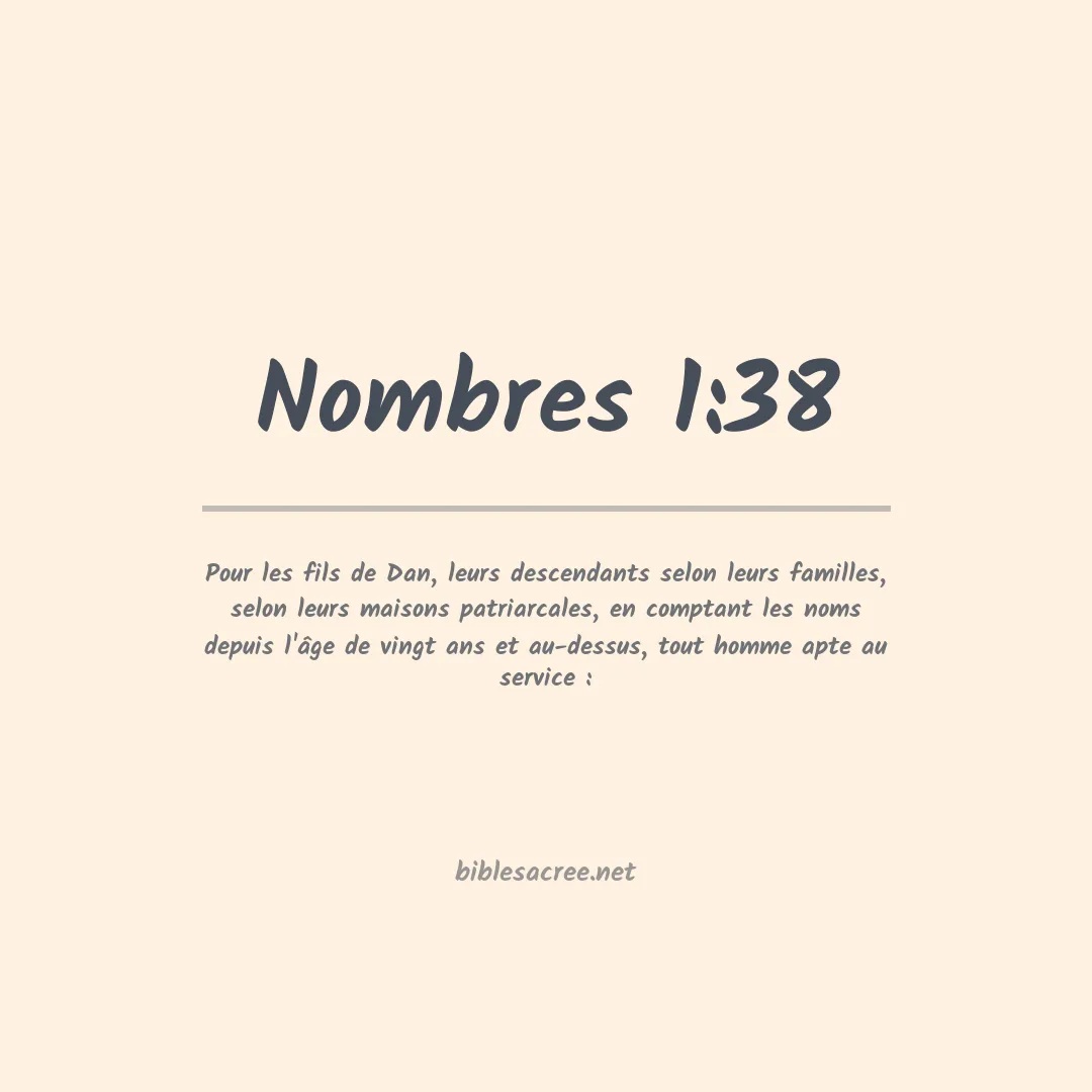 Nombres - 1:38