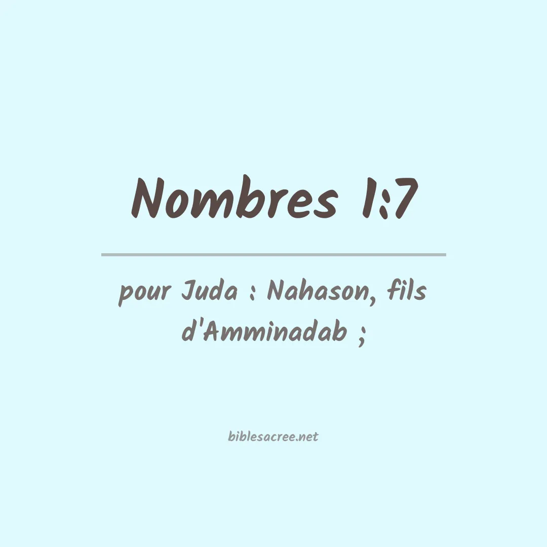 Nombres - 1:7