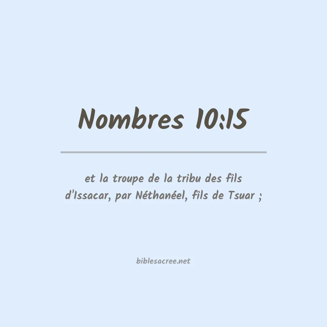 Nombres - 10:15