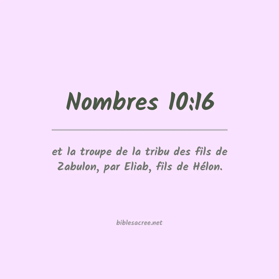 Nombres - 10:16