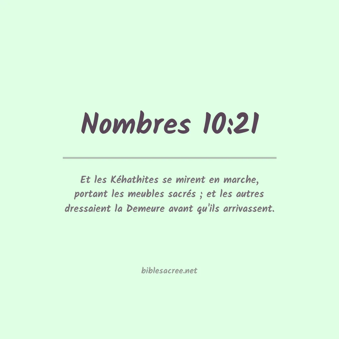 Nombres - 10:21