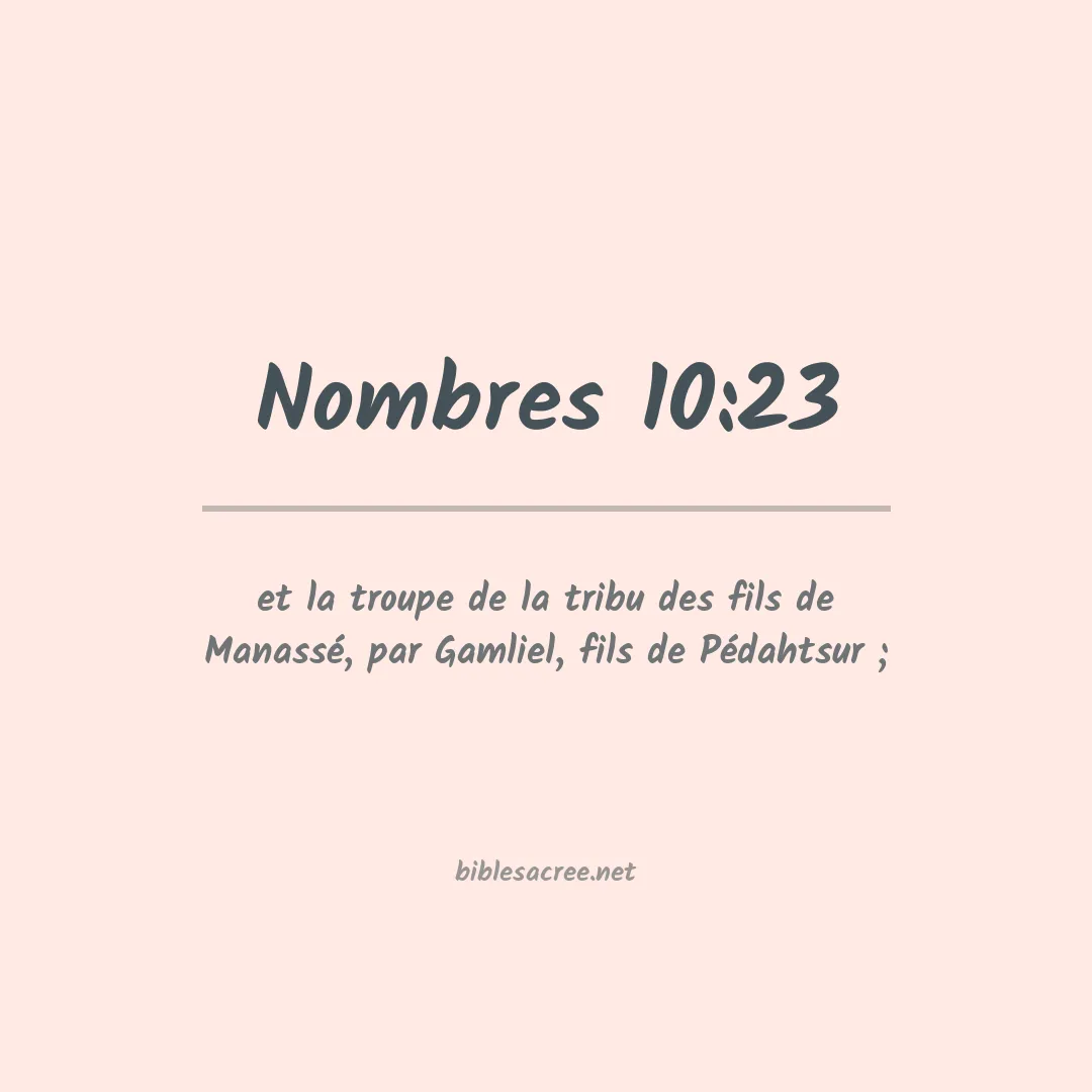 Nombres - 10:23