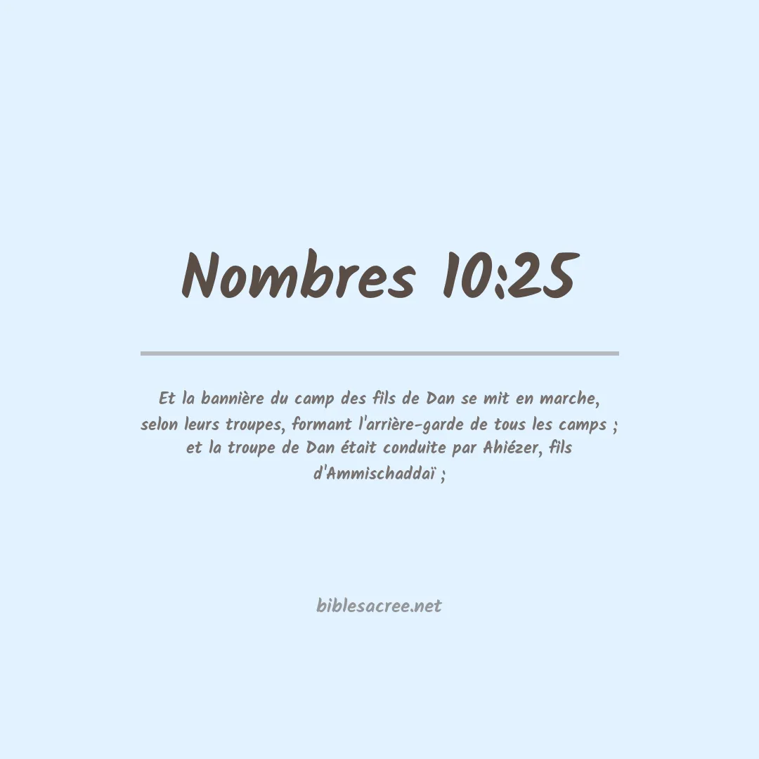 Nombres - 10:25